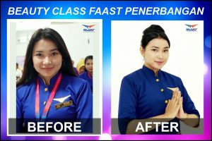 Before After - Beauty Class FAAST Penerbangan Kelas November 2019 2