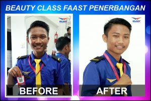 Before After - Beauty Class FAAST Penerbangan Kelas November 2019 2